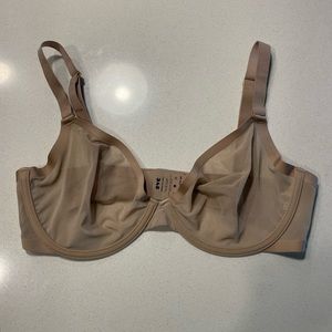 Cuup The Plunge Bra 34E Sand